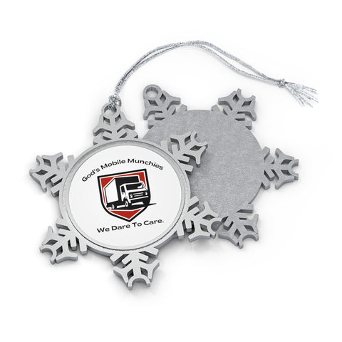 Pewter Snowflake Ornament