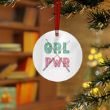 GRL PWR - Drumsticks - Metal Ornament