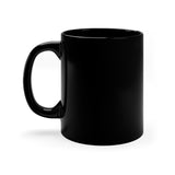 Vintage Rainbow Paint - Cymbals - 11oz Black Mug