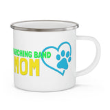 Band Mom - Heart and Paw - Enamel Camping Mug