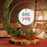 GRL PWR - Drumsticks - Metal Ornament