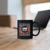 Senior Retro - Snare Drum - 11oz Black Mug