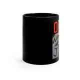 Drum Major - Artsy Alphabet - 11oz Black Mug