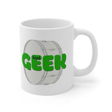 Band Geek - Bass Drum - 11oz White Mug