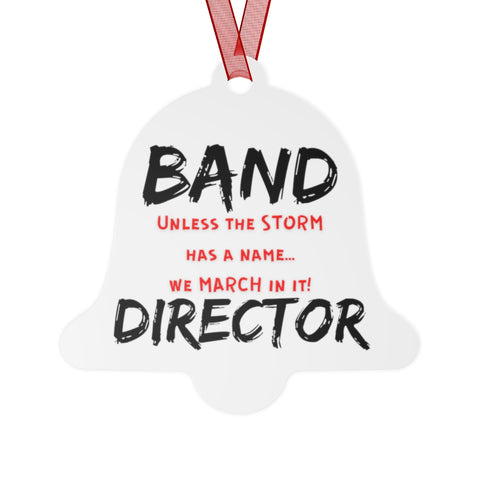 Band Director - Storm - Metal Ornament