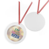 I'm With The Band - Cymbals - Metal Ornament