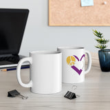 Peace, Love, Drumsticks - 11oz White Mug