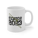 Senior 2023 - Black Lettering - Trombone - 11oz White Mug