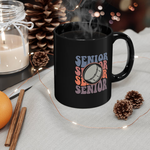 Senior Retro - Bass Drum - 11oz Black Mug