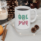 GRL PWR - Drumsticks - 11oz White Mug