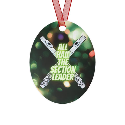 Section Leader - All Hail - Piccolo - Metal Ornament
