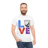 Marching Band - Love - Shako - Unisex Heavy Cotton Tee