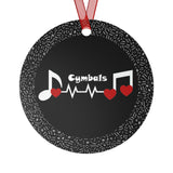 Cymbals - Heartbeat - Metal Ornament