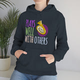 Plays Well With Others - Tuba - Hoodie