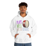 Plays Well With Others - Bass Drum - Hoodie