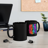 Vintage Rainbow Cloud - Cymbals - 11oz Black Mug