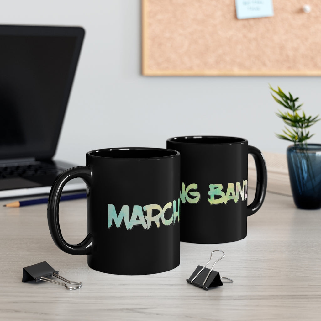 Marching Band - Pastel 3 - 11oz Black Mug