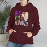 Plays Well With Others - Bass Drum - Hoodie