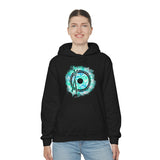 Vintage Turquoise Cloud - Snare Drum - Hoodie