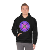 Vintage Grunge Purple Circle - Drumsticks - Hoodie