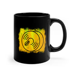 Vintage Yellow Cloud - Cymbals - 11oz Black Mug