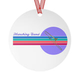 Marching Band - Retro - Trombone - Metal Ornament