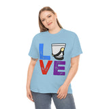 Marching Band - Love - Shako - Unisex Heavy Cotton Tee