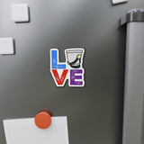 Marching Band - Love - Shako - Kiss-Cut Magnets