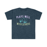 Plays Well With Others - Cymbals - Unisex Softstyle T-Shirt