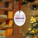 Marching Band - Retro - Purple - Metal Ornament