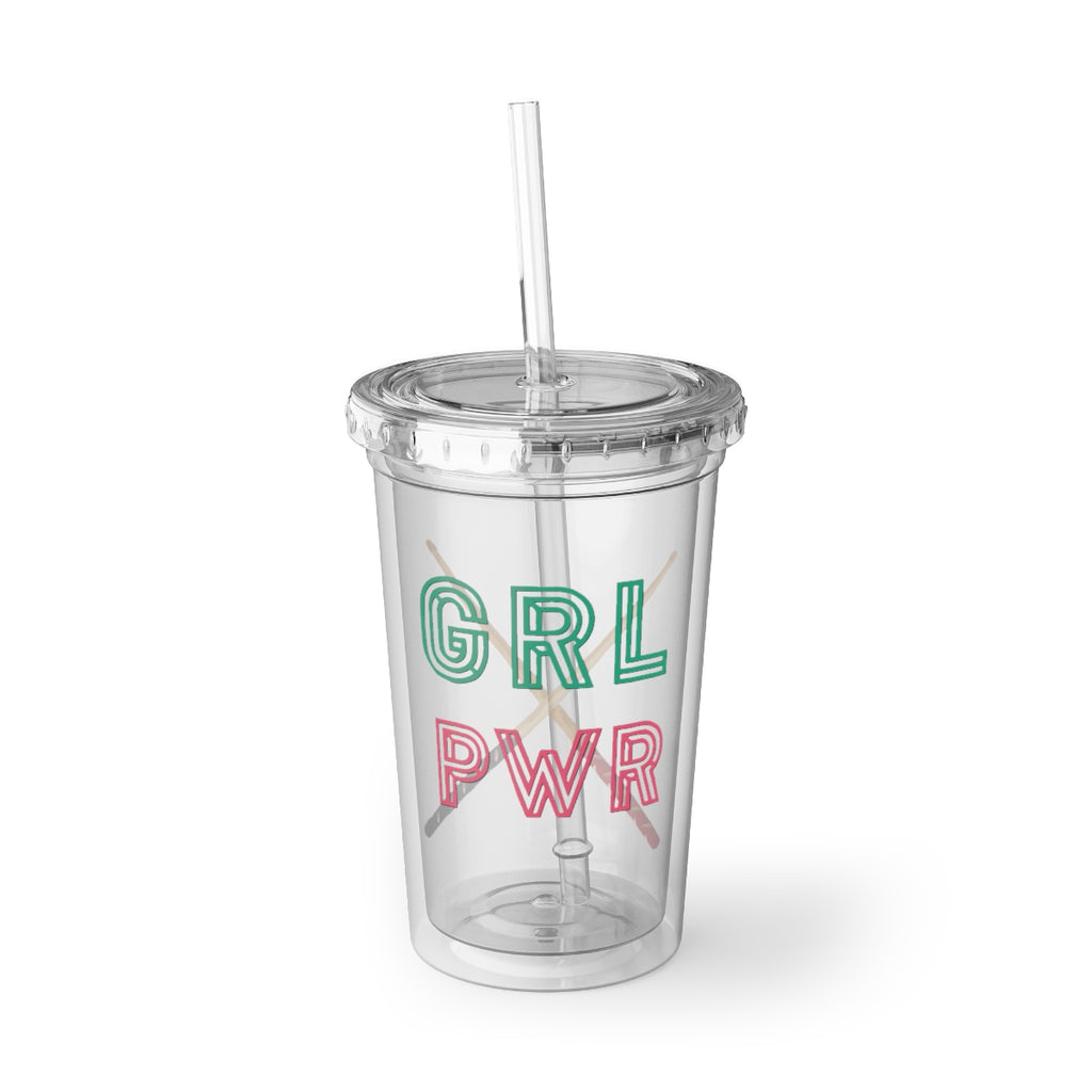 GRL PWR - Drumsticks - Suave Acrylic Cup