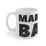 Marching Band - Dark Marble - 11oz White Mug