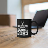 Senior 2023 - White Lettering - Quads/Tenors - 11oz Black Mug