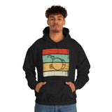 Vintage Grunge Lines - Bass Drum - Hoodie