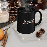 Cymbals - Heartbeat - 11oz Black Mug