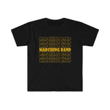 Marching Band - Retro - Gold - Unisex Softstyle T-Shirt