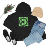 Vintage Green Glitter Dots - Snare Drum - Hoodie