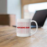 Marching Band - Retro - Red - 11oz White Mug