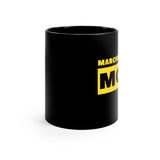 Marching Band Mom - Yellow - 11oz Black Mug