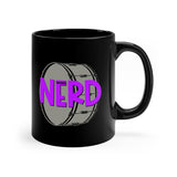 Band Nerd - Bass Drum - 11oz Black Mug