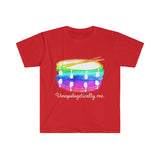 Unapologetically Me - Rainbow - Snare Drum - Unisex Softstyle T-Shirt