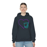 Marching Band - Heart - Shako - Hoodie