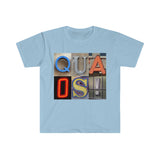 Quads/Tenors - Artsy Alphabet - Unisex Softstyle T-Shirt