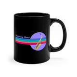 Marching Band - Retro - Alto Sax - 11oz Black Mug