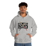 Senior 2023 - Black Lettering - Drumsticks - Hoodie