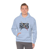 Senior 2023 - Black Lettering - Drumsticks - Hoodie