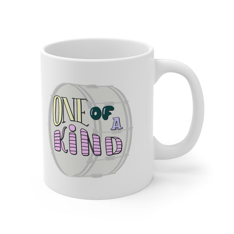 One Of A Kind - Bass Drum - 11oz White Mug