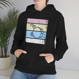 Vintage Grunge Pastel Lines - Bass Drum - Hoodie