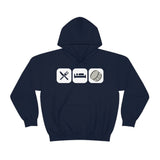 Eat, Sleep, Play - Bass Drum - Hoodie