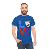 Marching Band - Love - Shako - Unisex Heavy Cotton Tee